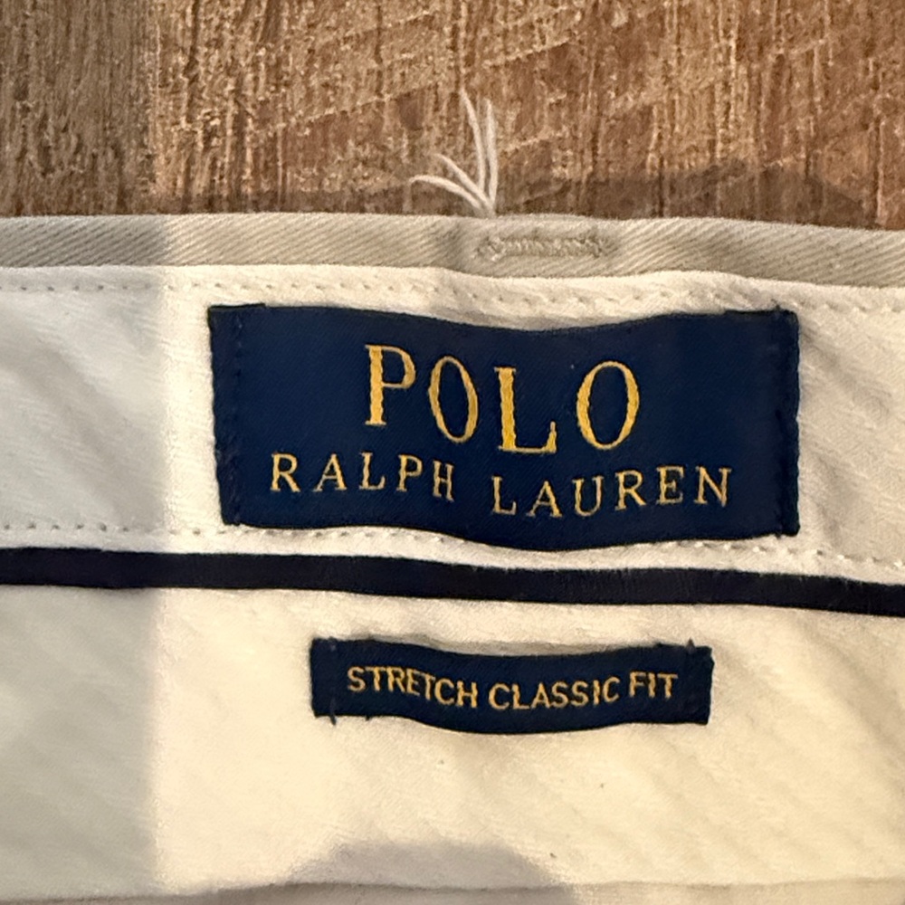 MENS POLO LIGHT KHAKI PANT - Picture 2 of 4